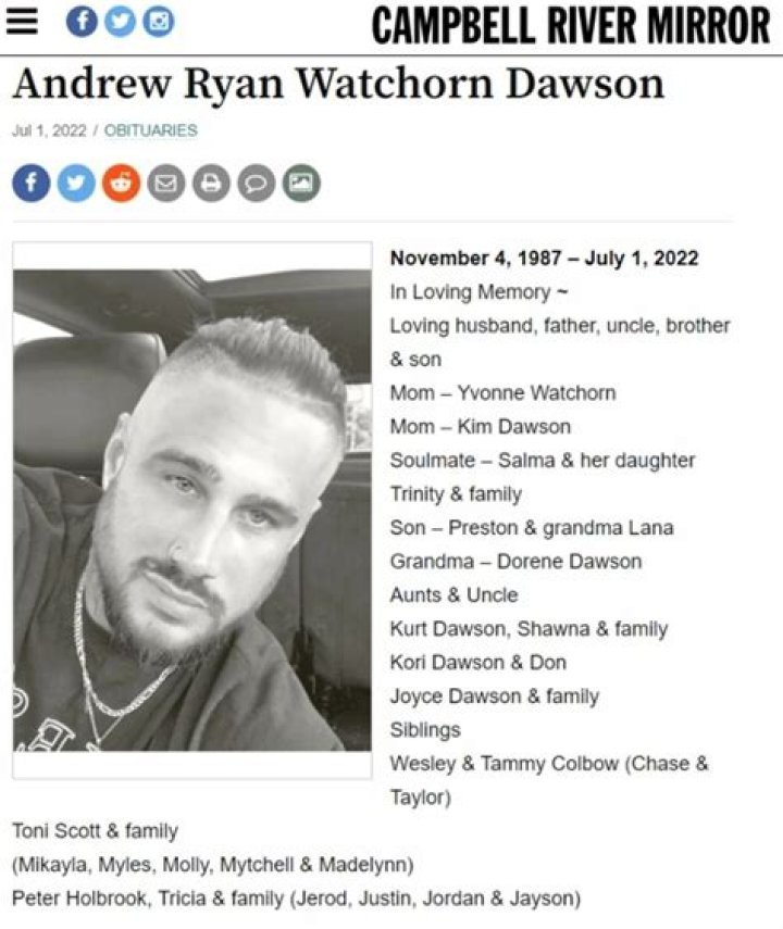 Andrew Dawson Has Passed Away, Tik Tok Mystery Surrounding His Demise