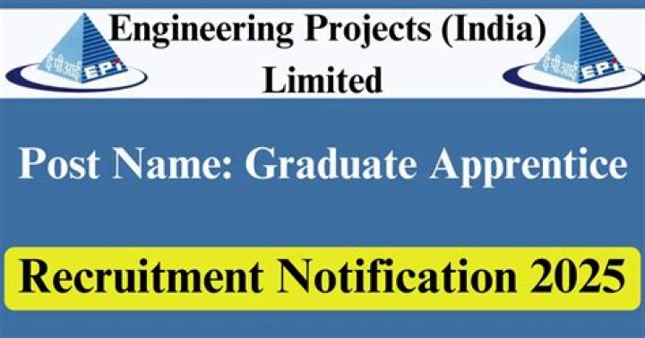 Engineering Projects (India) Limited Recruitment 2022 - 2023 Application form For Various Post Apply Online