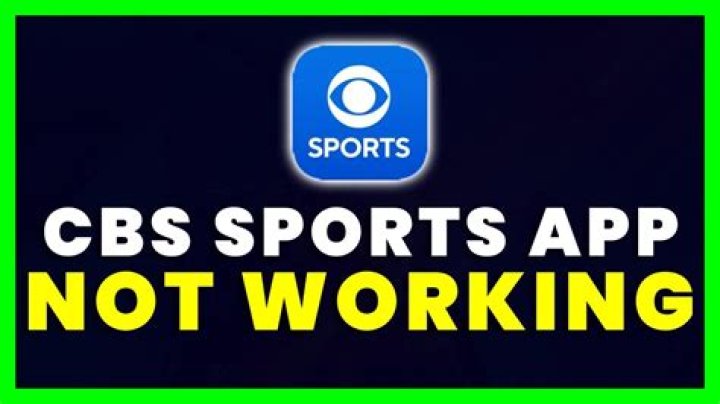 How to Fix CBS Sports App Not Working Issue? - SarkariResult