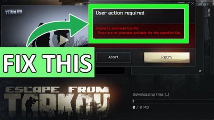 How to Fix / Solve: Escape From Tarkov User Action Required The Game Cannot Be Started - SarkariResult