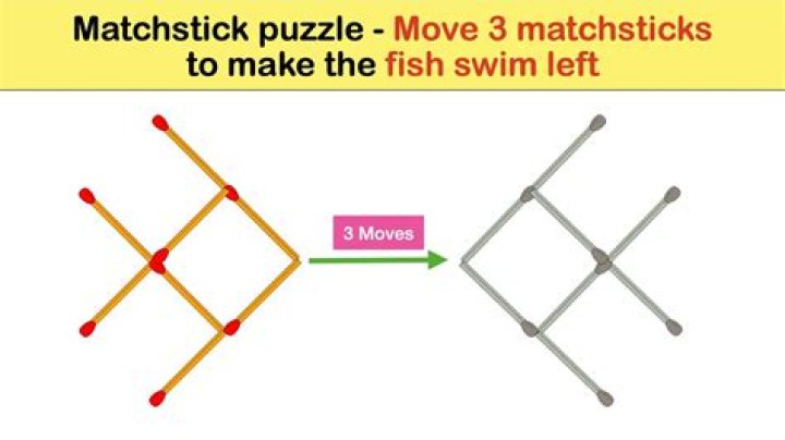 Matchstick Challenge: People With Genius Minds Can Solve This Matchstick Problem BY Moving 2 Sticks - SarkariResult