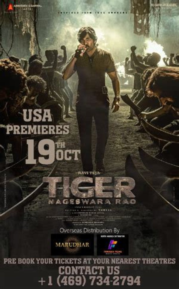 Tiger Nageswara Rao bookings opened in Overseas - SarkariResult